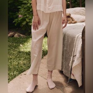 The great easy eyelet sleep pants white cotton L large 3